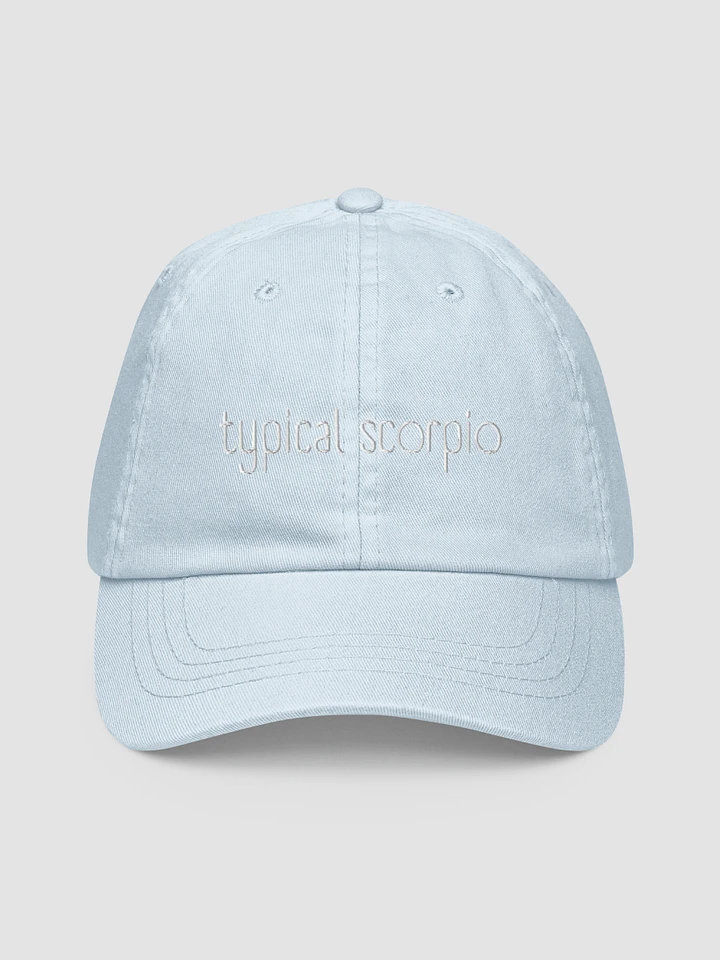 Typical Scorpio White on Baby Blue Hat product image (1)