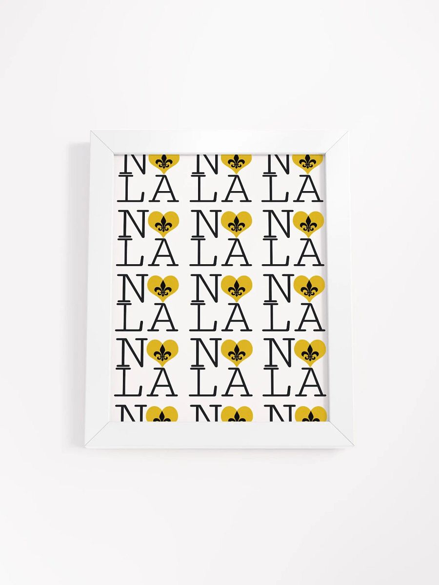 I LOVE NOLA **LEGACY POSTER** (GOLD HEART INFINITY WALL) product image (13)