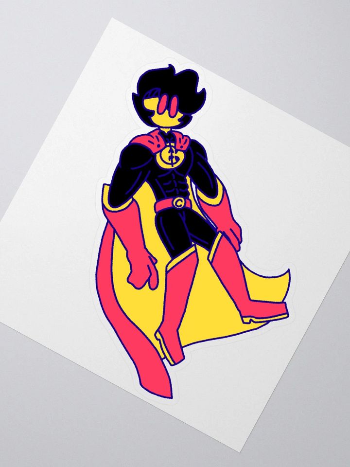 Captain All Powerful Sticker product image (2)