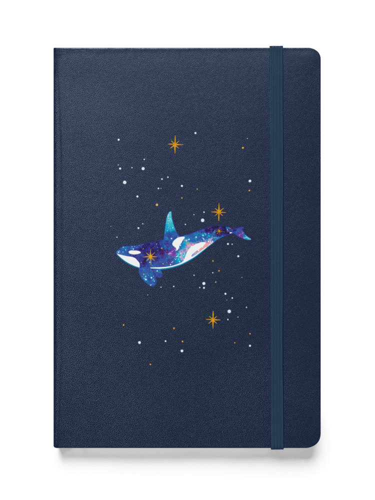 Galaxy Orca - Hardcover Notebook product image (1)