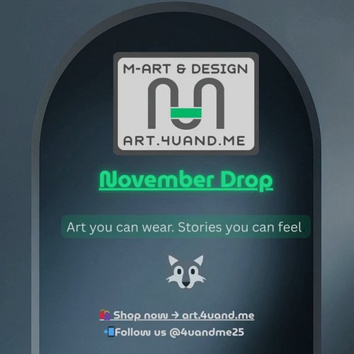 🖼️ M-Art & Design Newsletter — November Edition
Welcome to Art Wear by M-Art & Design!
We're thrilled to share the latest dro...