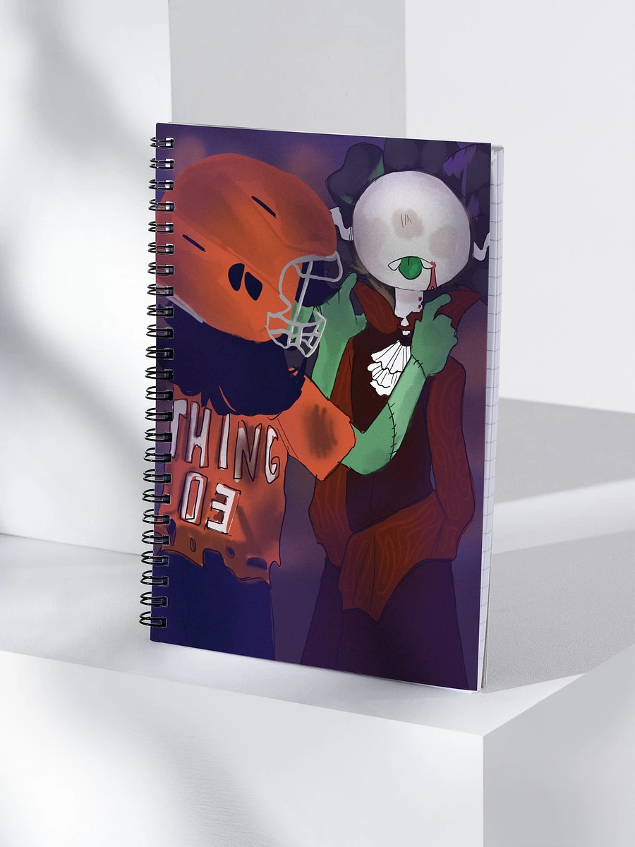 Halloween Thing and Flower Spiral Notebook product image (3)