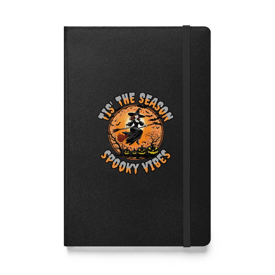 Tis The Season Spooky Vibes Hardcover Notebook product image (1)