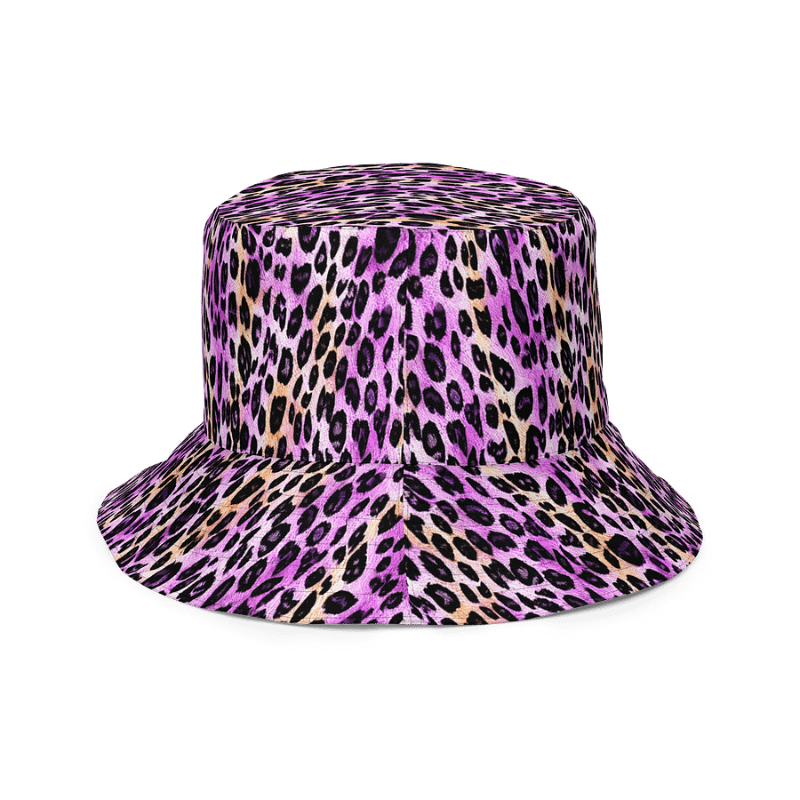 Purple Beige Leopard Hat product image (6)