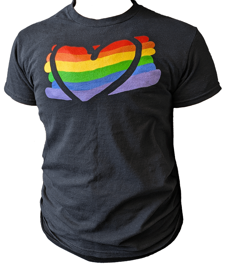Rainbow Heart T-Shirt product image (1)