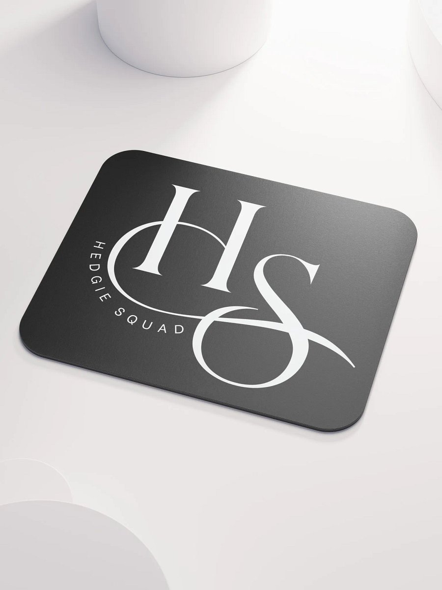 Hedgie Squad black mousepad (8.7″ × 7.1″ // 22cm × 18cm) product image (3)