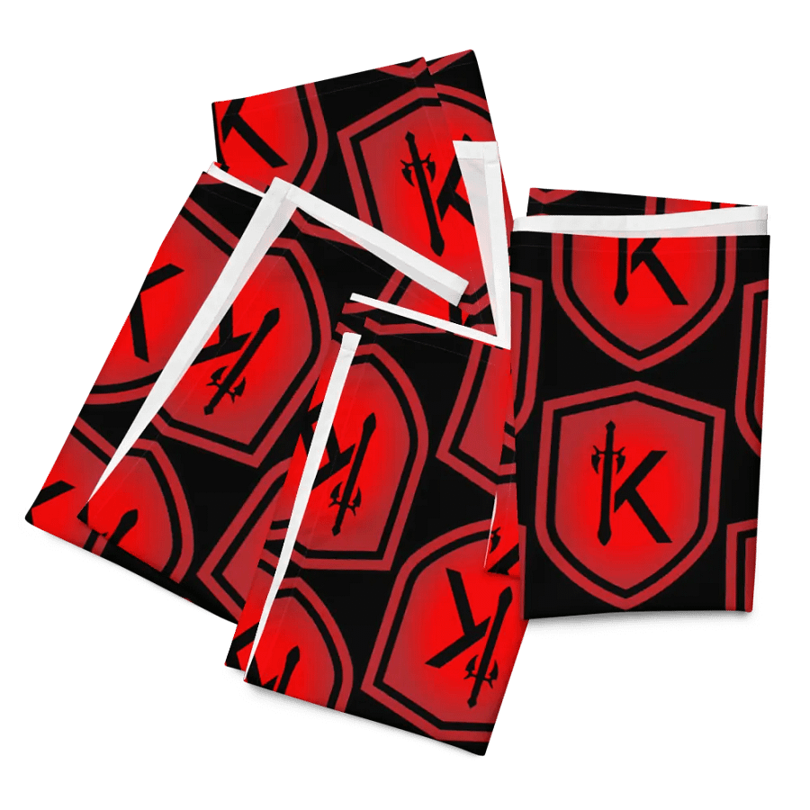 K-Shield Logo Pattern Napkin Set. product image (4)