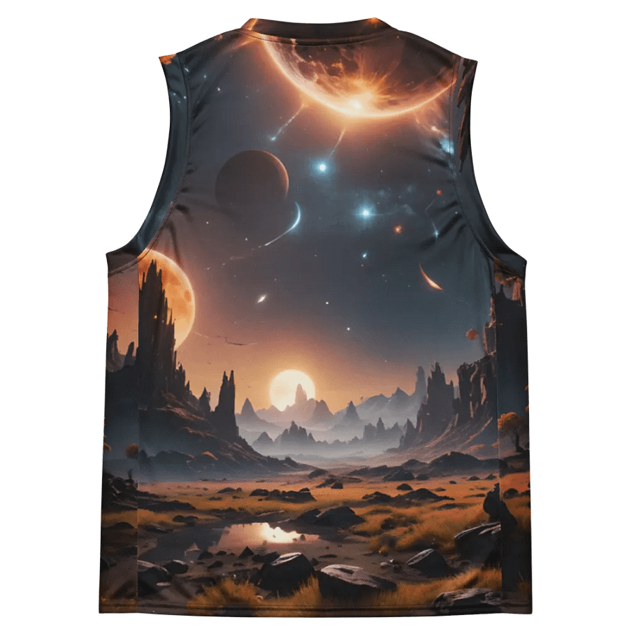 Harmony Reverie All-Over Print Basketball Jersey product image (10)