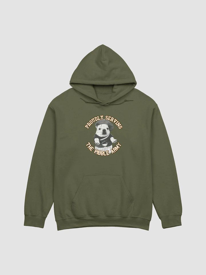 PROUDLY SERVING THE PIBBLE ARMY HOODIE product image (1)