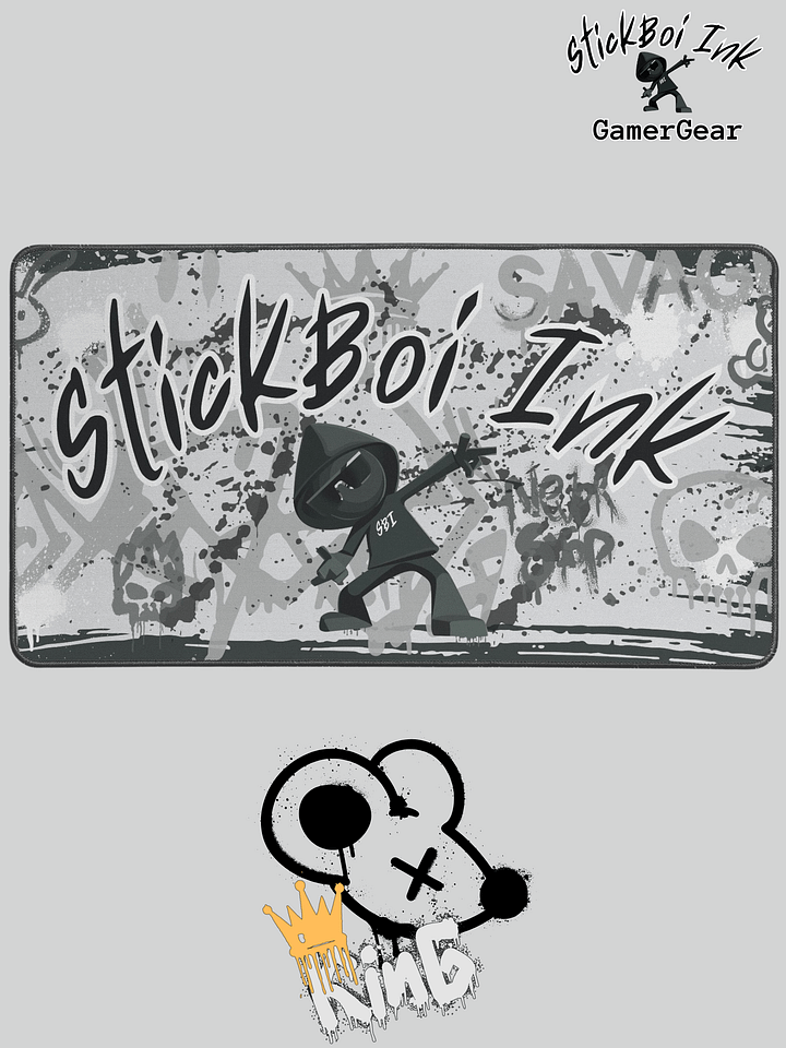 22 x 12in Gaming Mouse Pad – StickBoi Ink product image (1)