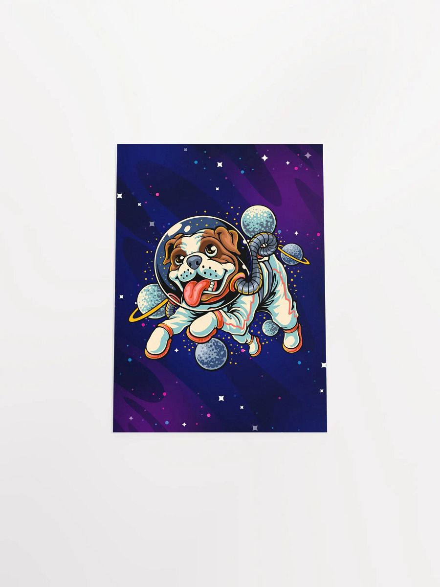 Dog Astronaut, space dog — space poster, synthwave space, neon space, aesthetic poster product image (9)