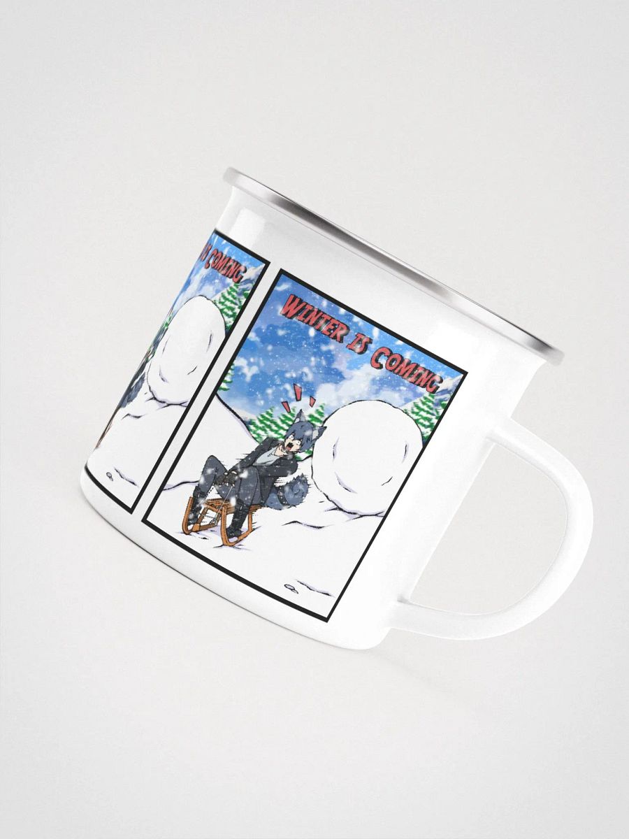 Enamal Winter Is Coming Mug! product image (4)