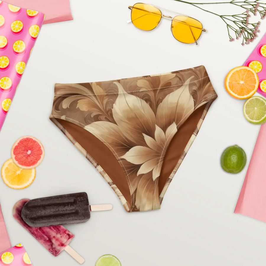 Nature Inspired Floral All-Over Print Bikini Bottoms product image (11)