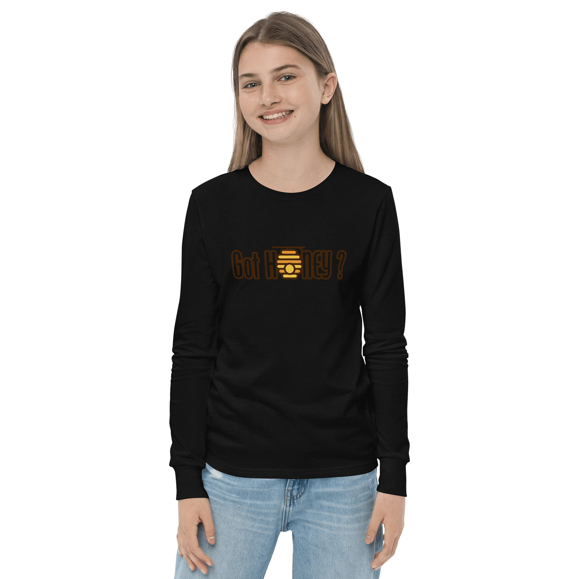 Got Honey Youth Long Sleeve T-Shirt product image (10)