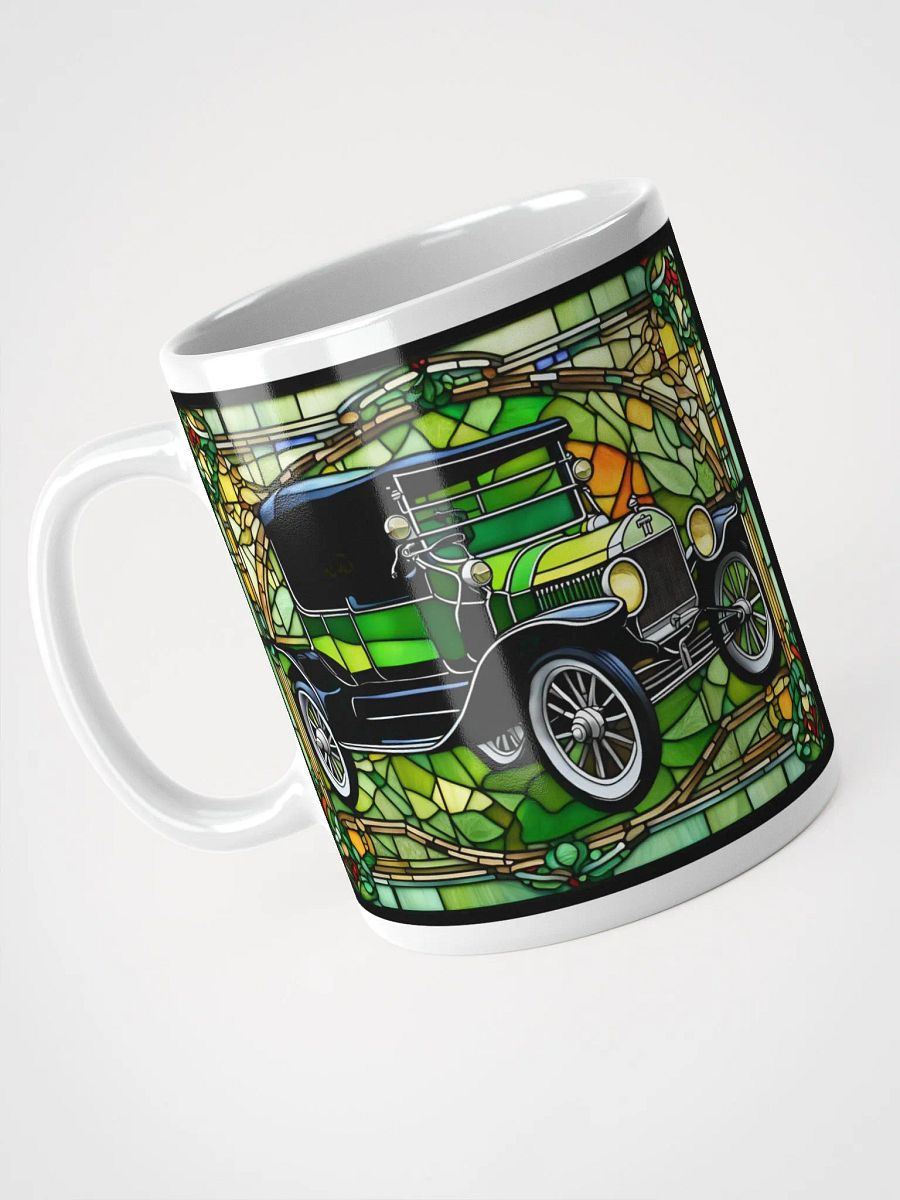 #002 Model-T Green Stained Glass Mug product image (8)