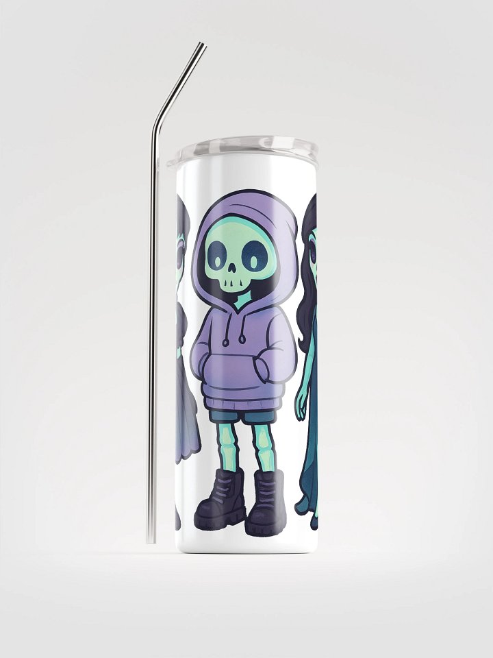 Glowing Skull Trio Stainless Steel Tumbler product image (1)