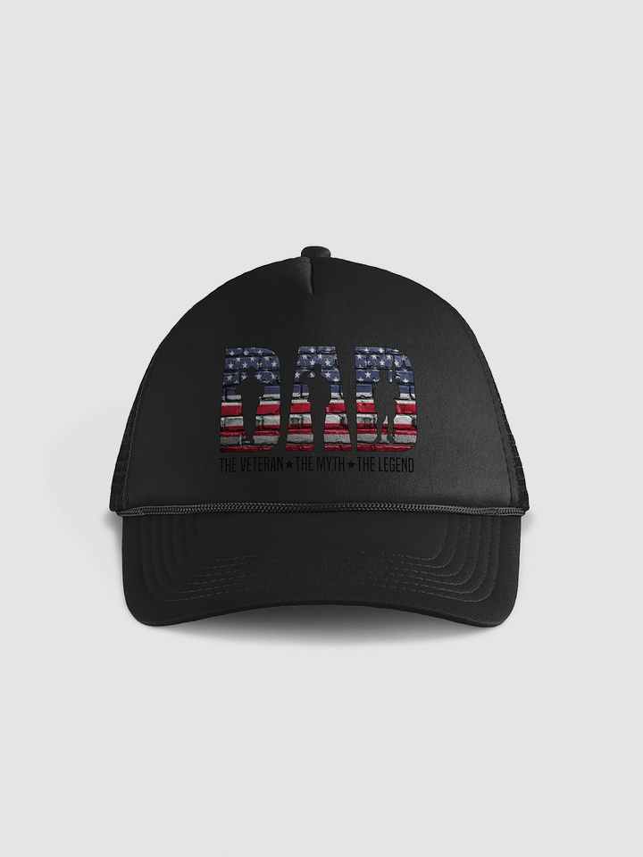 Patriotic Veteran Trucker Hat product image (1)
