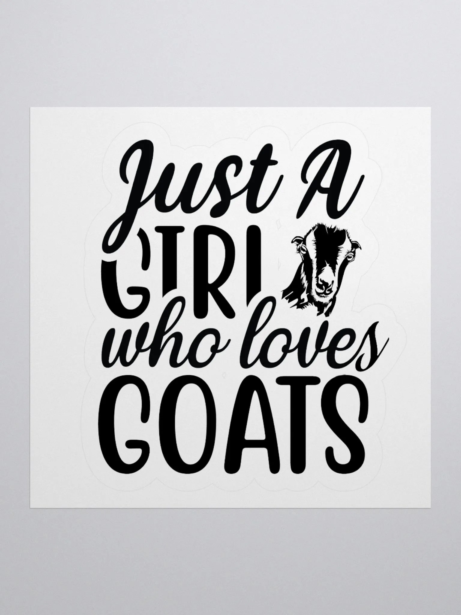 Just a Girl that Loves Lamanchas KISS Cut Stickers product image (4)
