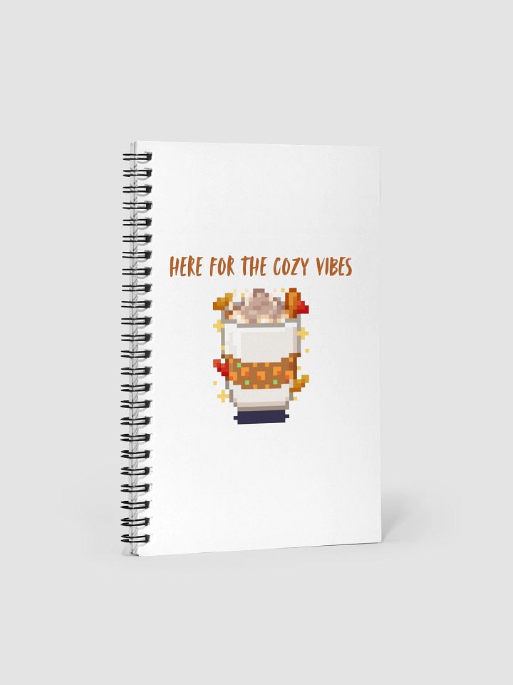 Here for the cozy vibes Notebook product image (1)
