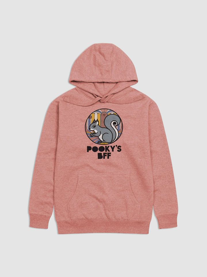 Super Soft Hoodie: Pooky's BFF, Art Deco, Grey Squirrel in Circle product image (1)