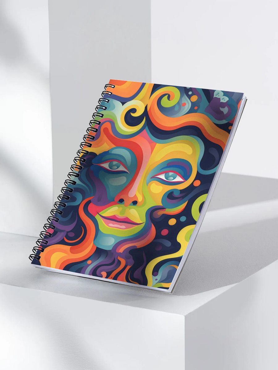 Expressionist Visage Spiral Notebook product image (3)