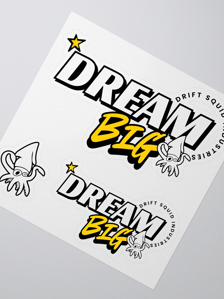 SQUID EDITION DREAM BIG STICKER PACK product image (2)