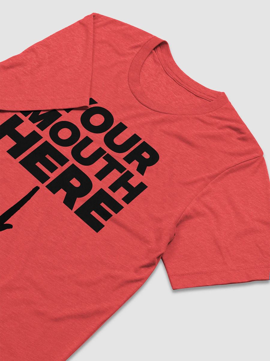 Your Mouth Here – Triblend Arrow Tee product image (3)