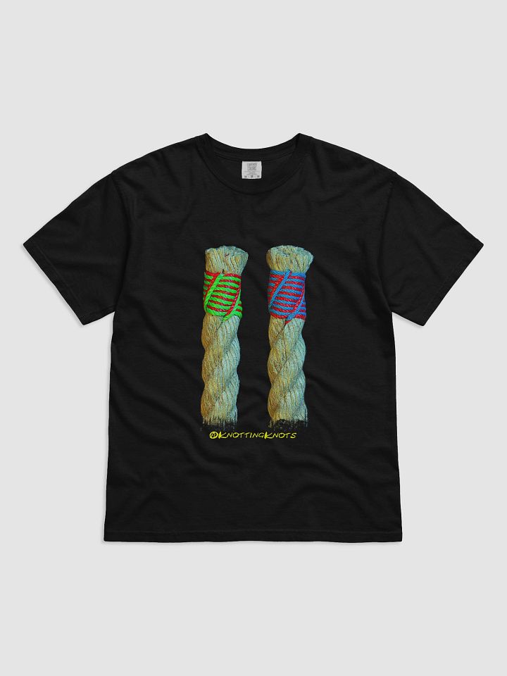 Nautical Sailmaker's Whipping Black T-Shirt product image (1)