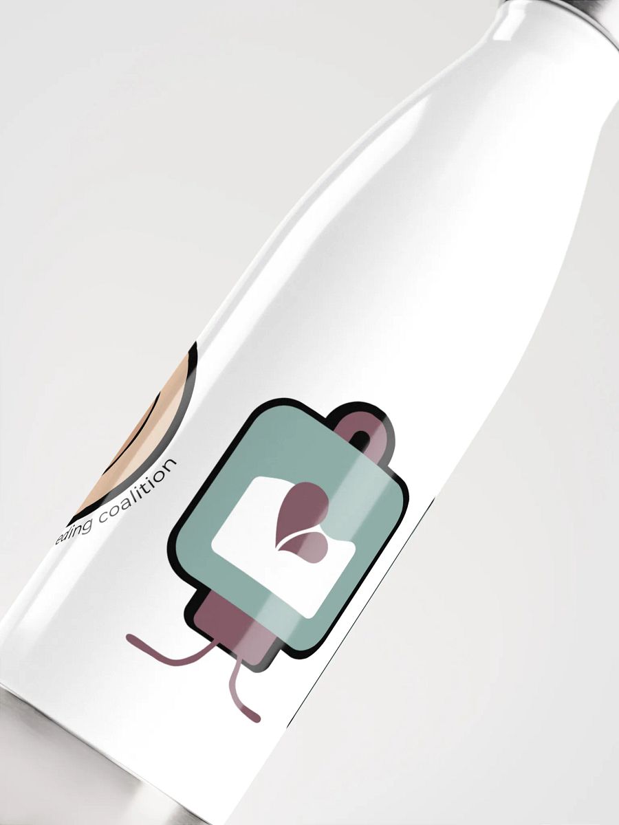 Different, But Same Light Skin Tone Stainless Steel Water Bottle product image (5)