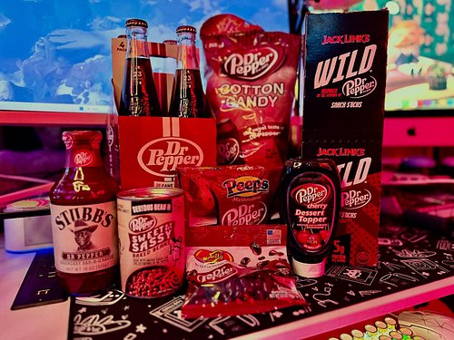 Tomorrow’s stream is officially powered by 9 flavors of Dr Pepper, a chaotic stack of Dr Pepper–themed snacks, and a full Dr ...