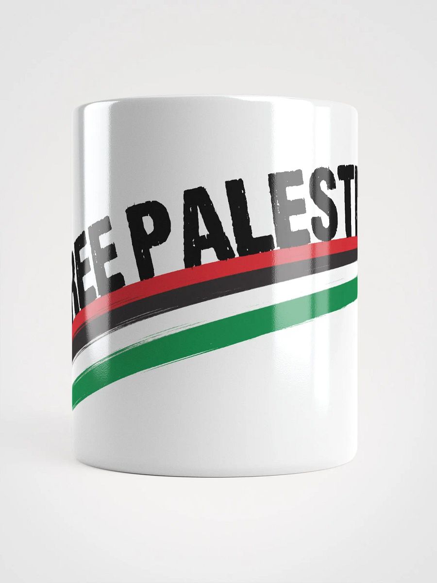 Palestine - Free Palestine - White Glossy Mug product image (5)