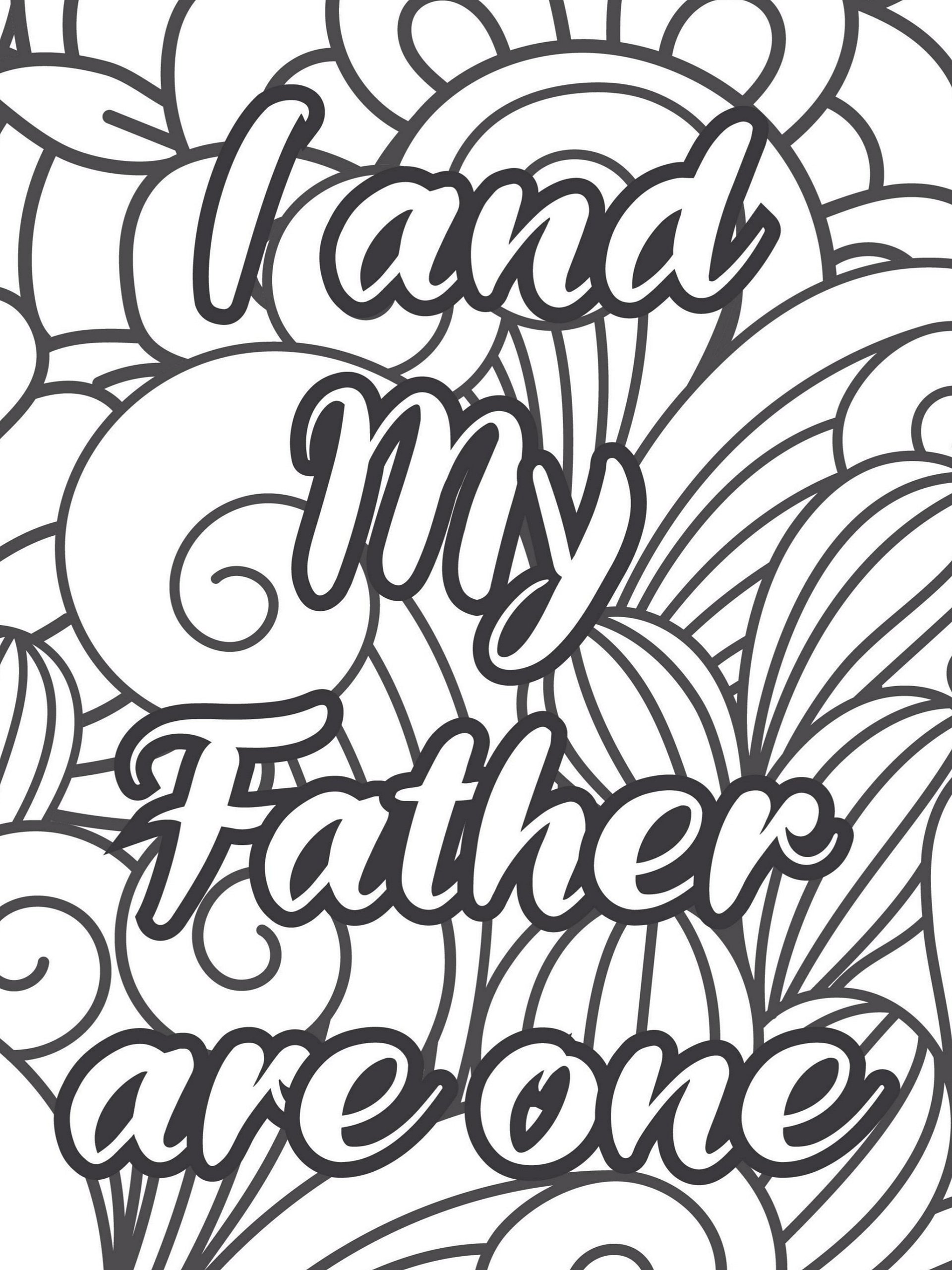 Bible Quotes with Abstract Art A Coloring Book for Adults product image (5)