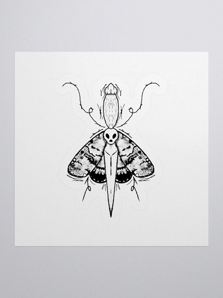 Dagger moth sticker product image (1)