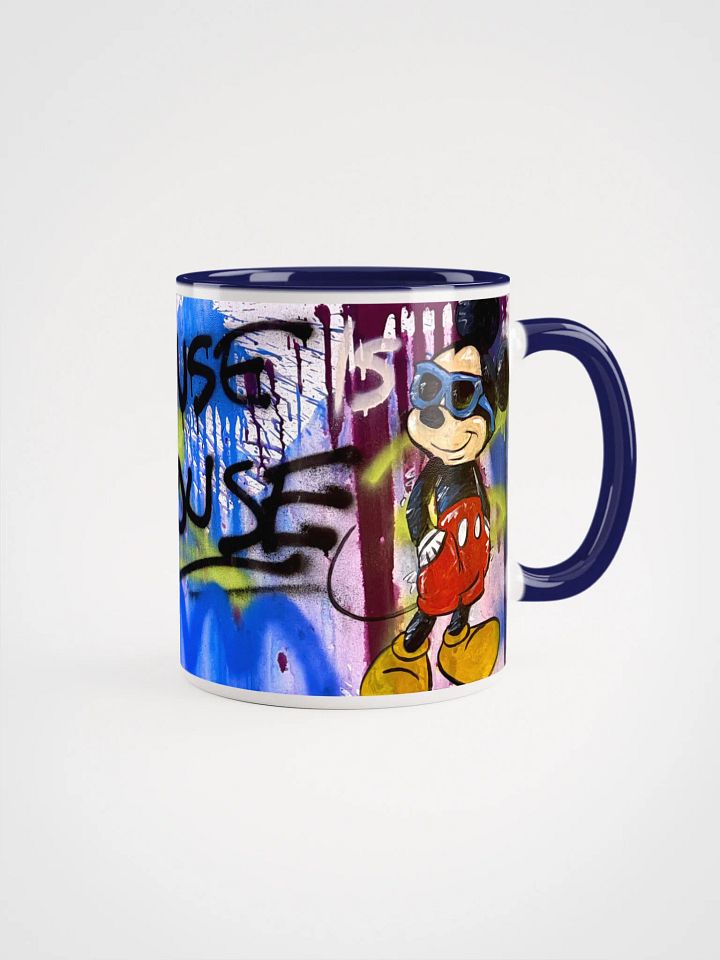 The Mouse is in the House Graffiti Art Ceramic Mug product image (3)