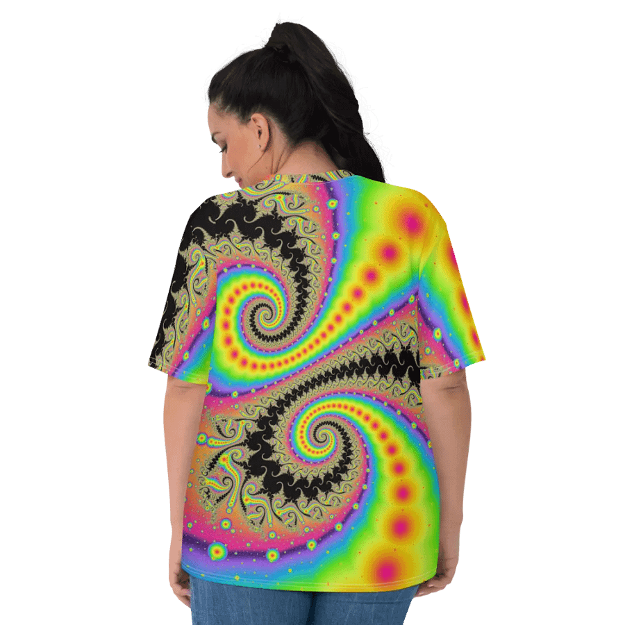 Fractal women's T-shirt - Pink Lemonade and Candy Twists product image (12)
