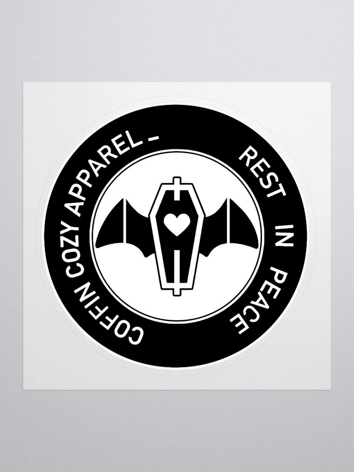 Coffin Cozy Club Sticker product image (2)