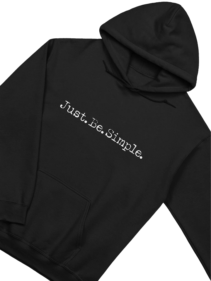 Just Be Simple Black Hoodie product image (2)