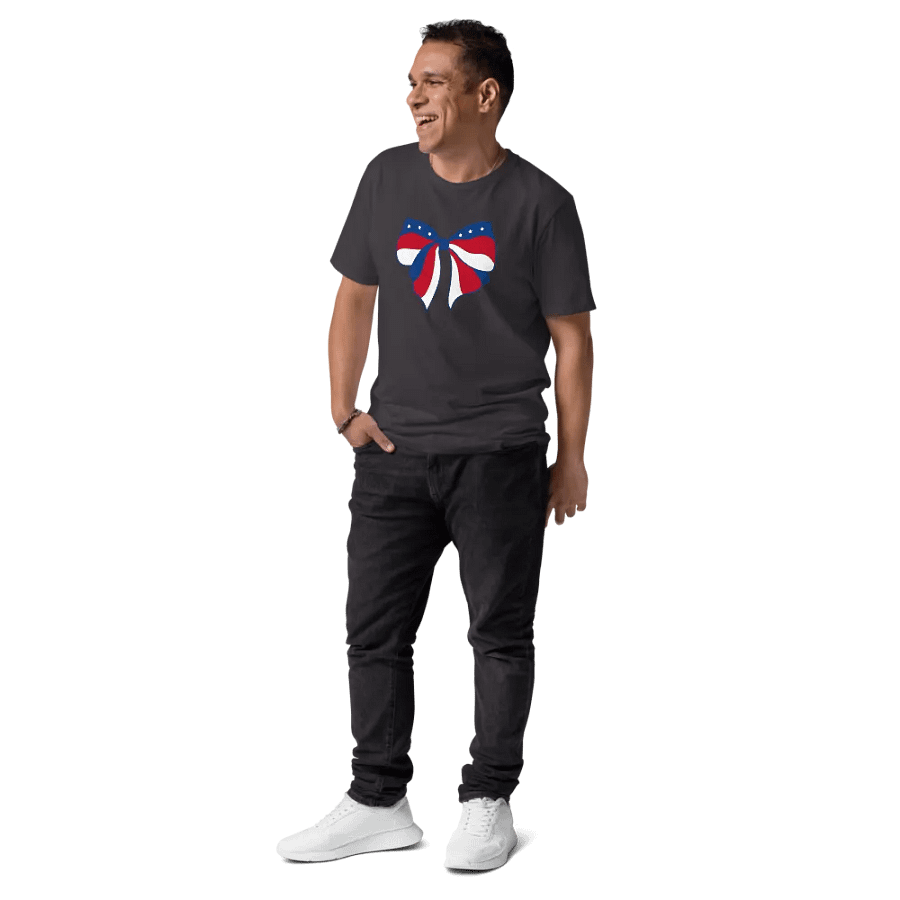 Patriotic Pride Bow Graphic T-Shirt product image (113)