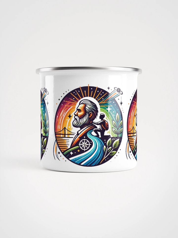 Wanderlust Vibes Enamel Mug product image (2)