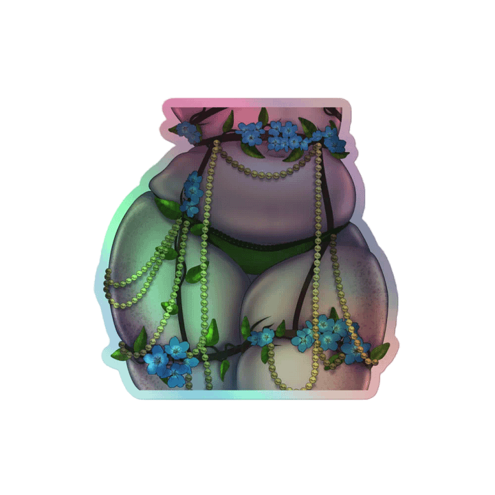 IzzyFaery - Plush Holographic Sticker product image (1)