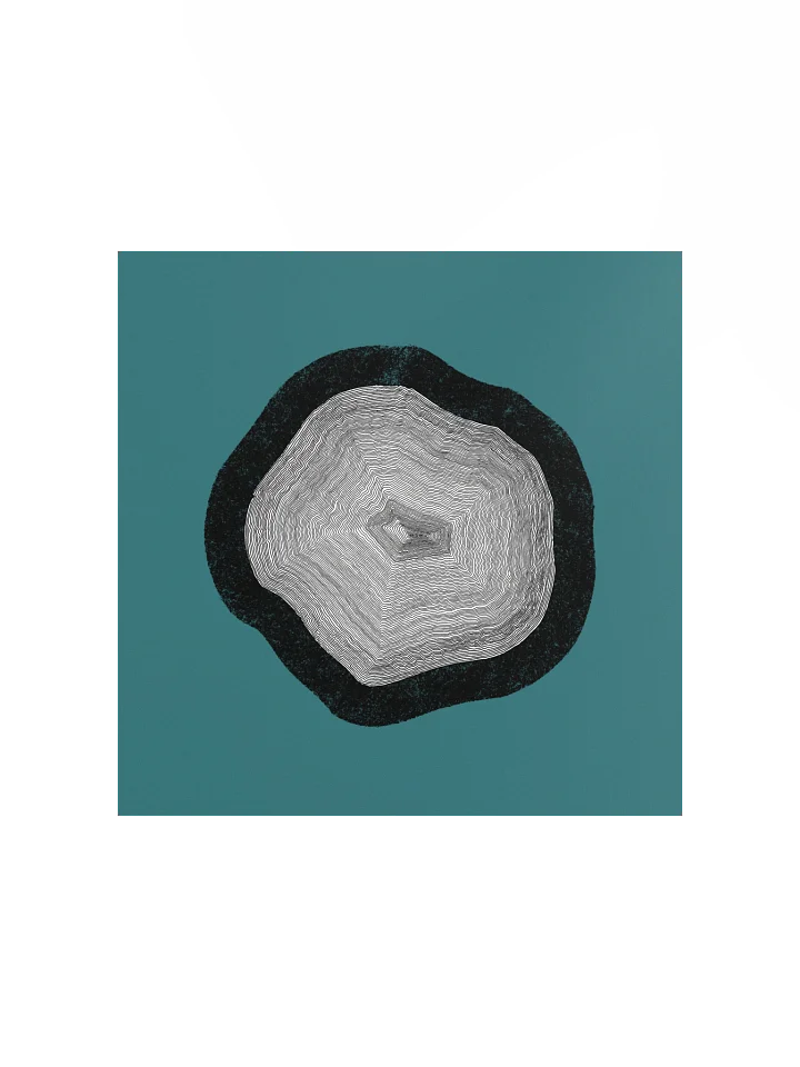 "Layers upon Layers" - Minimalist Poster (Wall Art) - Teal product image (1)