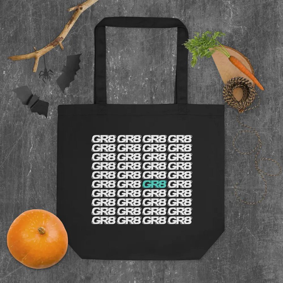 GR8 Patterned Organic Tote Bag product image (5)