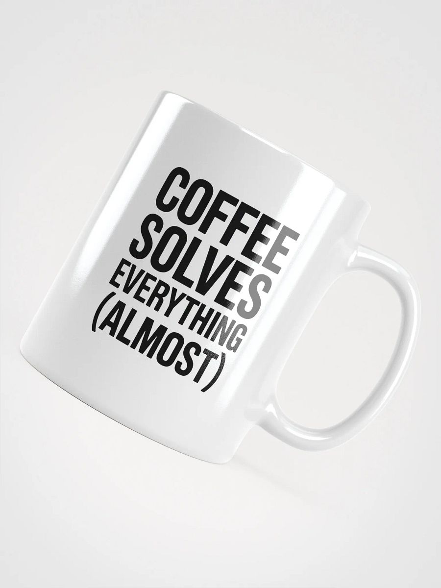 Coffee Solves Everything (Almost) Mug | Funny Coffee Mug product image (4)