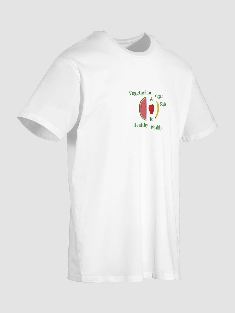 Healthy Wealthy Vegetarian & Vegan Tee product image (6)