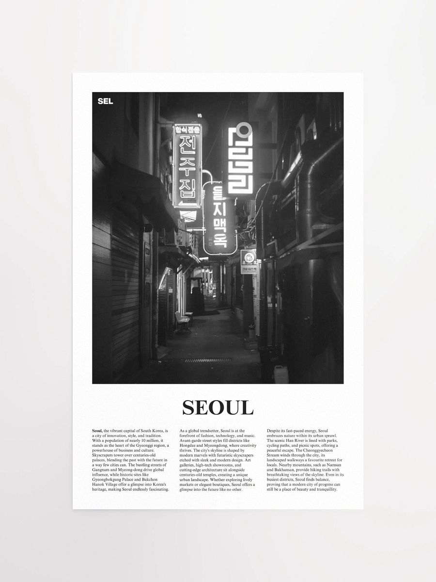 Seoul 04 Newspaper Poster product image (5)