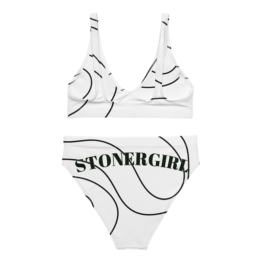Swooshed Lines 'JUST HIT IT. NIKE' High Waist Bikini Set product image (2)