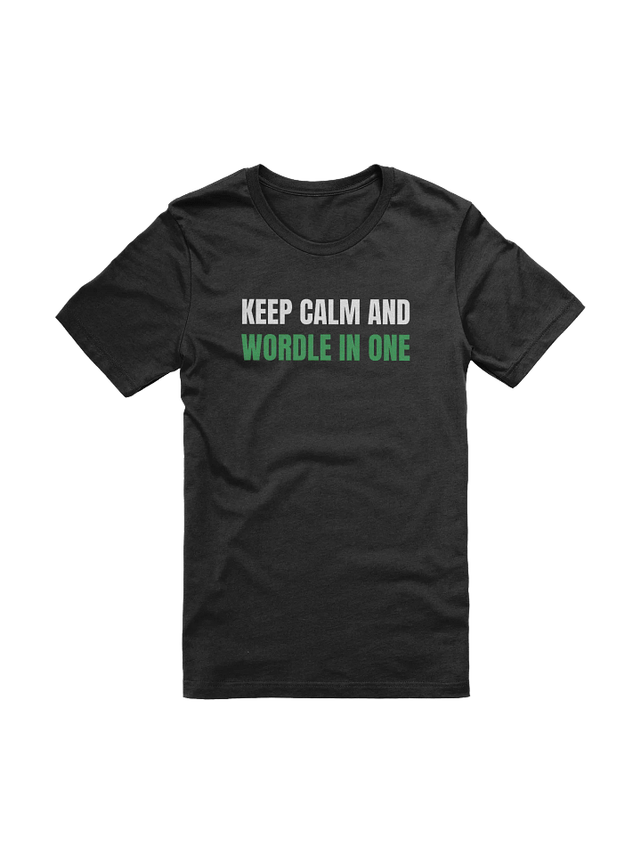 Keep Calm and Wordle in One T-Shirt product image (1)