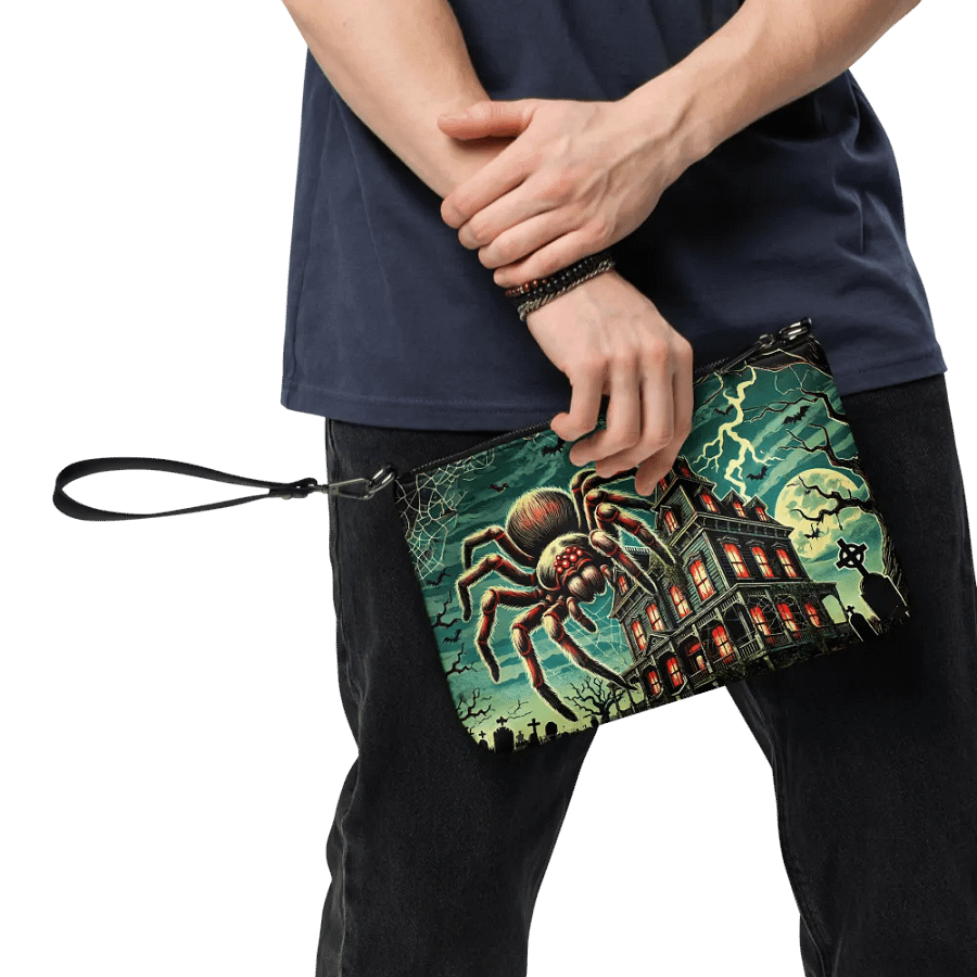 Giant Spider Haunted House Crossbody Bag - Spooky Purse product image (8)