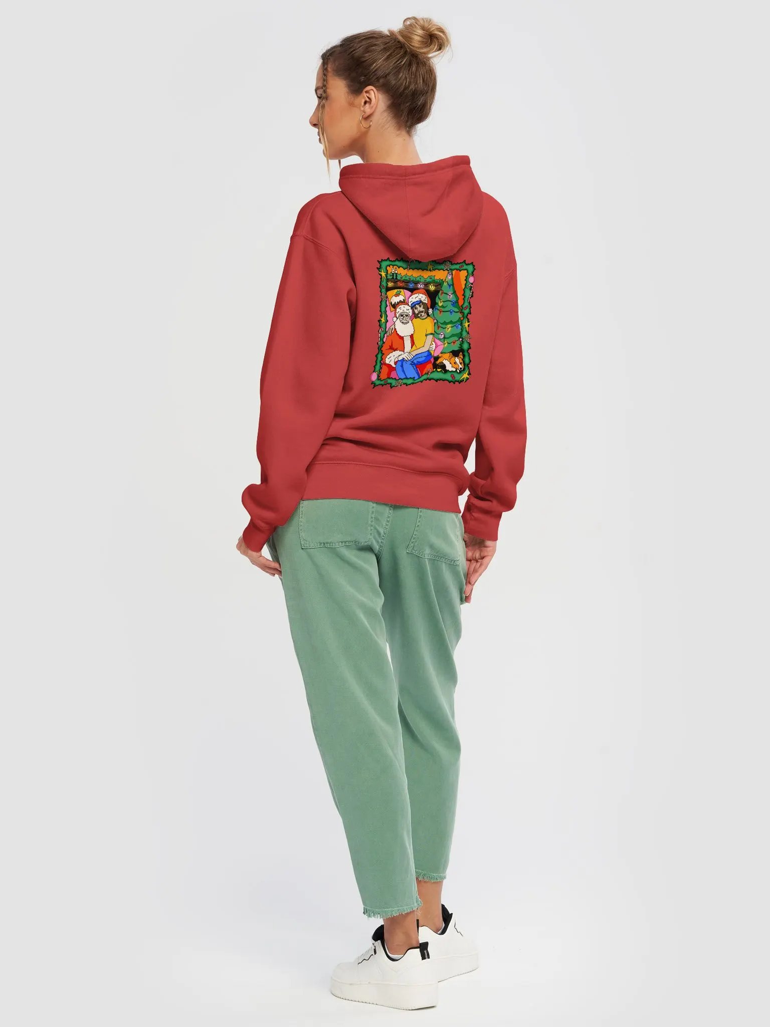 Holiday Hoodie front and back product image (28)