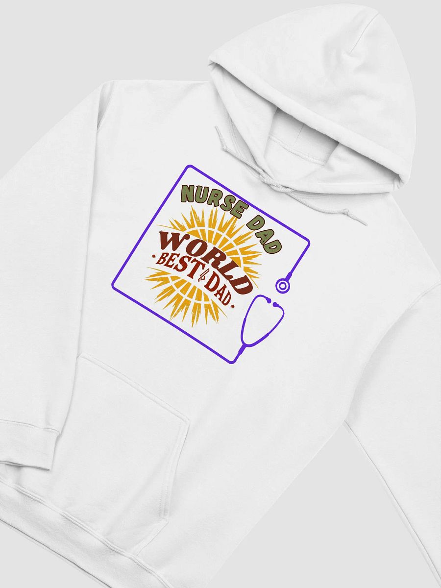 Stethoscope, Nurse Dad World's Best Hoodie product image (25)